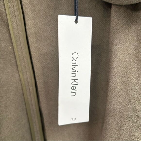 Calvin Klein Parker Twill Open Front Jacket NEW! - Picture 6 of 8